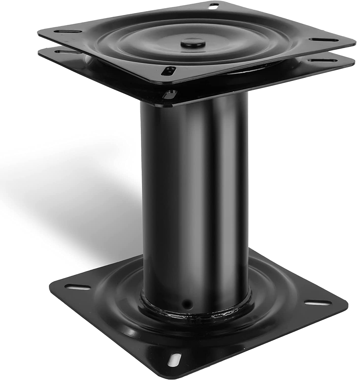 Boat Seat Pedestals, Pedestal Boat Seat Base, Fixed Height 12 Inches, 360 Degree Seat Base Rotation, Premium Marine-Grade Aluminum with E-Coating