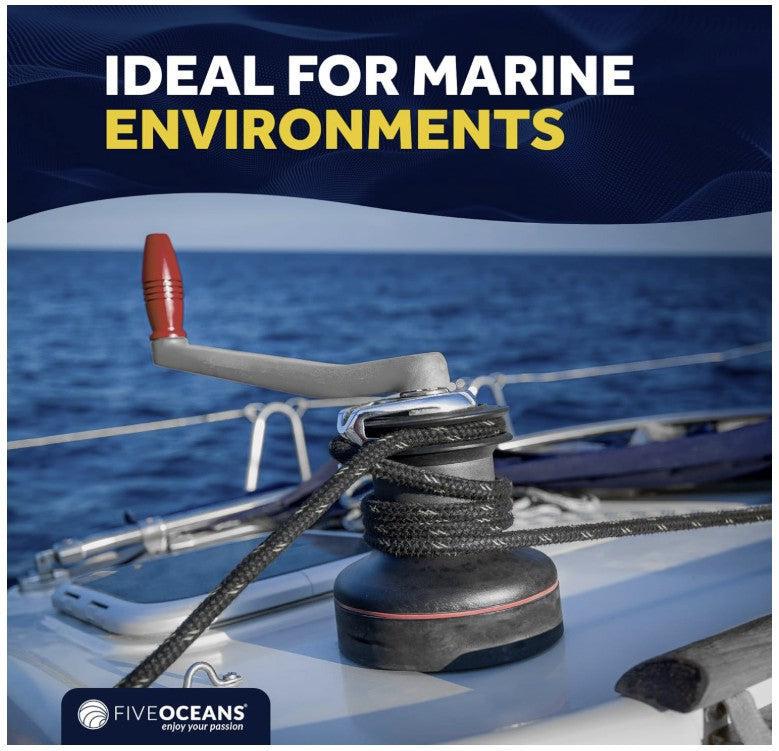 10" Universal Floating Lock-In Winch Handle | Five Oceans | Canadian Marine & Outdoor Equipment