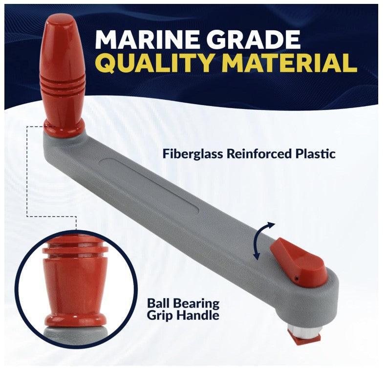 10" Universal Floating Lock-In Winch Handle | Five Oceans | Canadian Marine & Outdoor Equipment